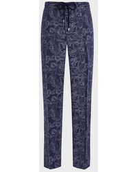 Vilebrequin - Printed Linen Pants - Lyst