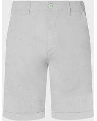 Vilebrequin - Satin Bermuda Shorts Solid - Bermuda - Ponche - White - Size 32 - Lyst