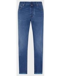 Vilebrequin - 5-Pockets Denim Pants Turtles Net - Lyst
