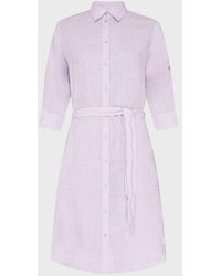Vilebrequin - Linen Shirt Dress Solid - Lyst