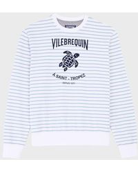 Vilebrequin - Cotton Striped Crewneck Sweatshirt - Lyst