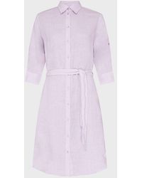 Vilebrequin - Linen Shirt Dress Solid - Lyst