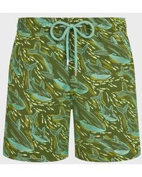Vilebrequin - Embroidered Swim Shorts Whales Offset - Lyst
