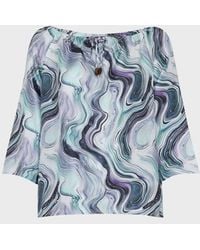 Vilebrequin - Silk Shirt Marble - Lyst
