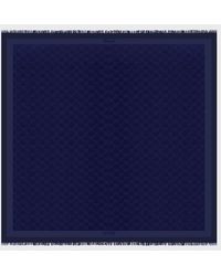 Vilebrequin - Wool And Silk Scarf Turtle Monogram - Lyst
