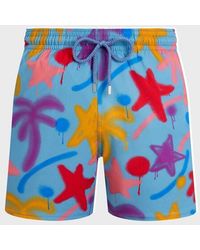 Vilebrequin - Maillot De Bain Court Stretch Homme Spray Paint - Lyst