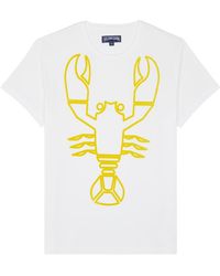 Vilebrequin - T-Shirt En Coton Organique Homme Lobster Floqué - Lyst