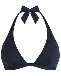Vilebrequin - Haut De Maillot De Bain Foulard Femme Jacquard Turtle Monogram - Lyst