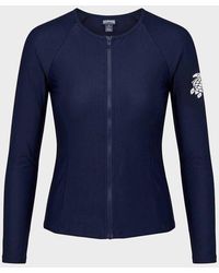 Vilebrequin - Long Sleeve Zipper Rashguard Solid - Lyst