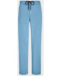 Vilebrequin - Cotton And Elastic Waist Pants Solid - Lyst