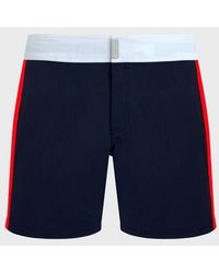 Vilebrequin - Maillot De Bain Stretch Ceinture Plate Homme Color Block - Lyst