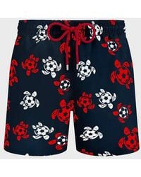 Vilebrequin - Maillot De Bain Court Stretch Homme Soccer Turtles - Lyst