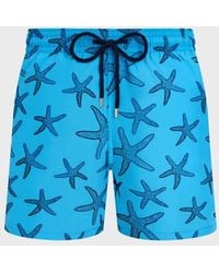 Vilebrequin - Maillot De Bain Homme Brodé Starlettes - Lyst