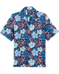 Vilebrequin - Tropical Turtles Bowling-hemd Aus Seide Für Herren - Lyst