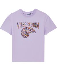 Vilebrequin - Noumea Sea Shells T-shirt Aus Bio-baumwolle Für Jungen - Lyst