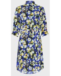Vilebrequin - Viscose Long Shirt Dress Frangipanier Trouble - Lyst