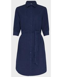 Vilebrequin - Robe Chemise En Lin Femme Unie - Lyst
