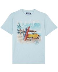 Vilebrequin - T-shirt en coton homme surf and mini moke - portisol - Lyst