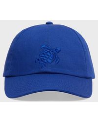 Vilebrequin - Solid Cotton Cap Turtle Embroidery - Lyst