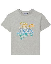Vilebrequin - T-shirt en coton organique garçon tahiti turtles - gabin - Lyst
