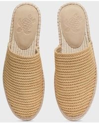 Vilebrequin - Raffia-Effect Slides Solid - Lyst