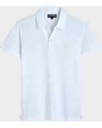 Vilebrequin - Organic Cotton Terry Polo Solid - Polo - Phoenix - White - Size S - Lyst