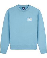 Vilebrequin - Cotton Crewneck Sweatshirt Wave - Lyst