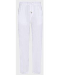 Vilebrequin - Comfort Linen Pants Solid - Pant - Pacha - White - Size S - Lyst