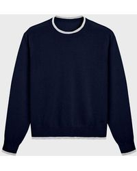 Vilebrequin - Merino Wool Cashmere Silk Crewneck Sweater - Lyst