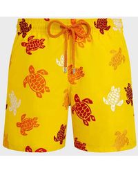 Vilebrequin - Swim Shorts Embroidered Tortue Multicolore - Lyst