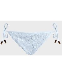 Vilebrequin - Bikini Bottom Embroidered Guipure Florale - Lyst