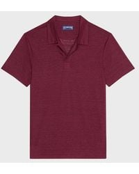 Vilebrequin - Linen Jersey Polo Solid - Lyst
