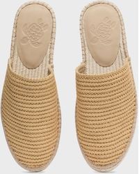 Vilebrequin - Raffia-Effect Slides Solid - Lyst