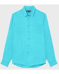 Vilebrequin - Linen Shirt Solid - Lyst