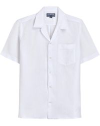 Vilebrequin - Bowling Linen Shirt Solid - Lyst