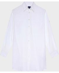 Vilebrequin - Fondant Hemd Aus Leinen - Lyst