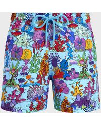 Vilebrequin - Swim Shorts Plantes Aquatiques - Lyst