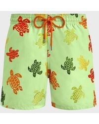 Vilebrequin - Swim Shorts Embroidered Tortue Multicolore - Lyst