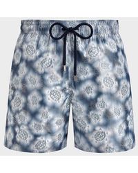 Vilebrequin - Maillot De Bain En Soie Homme Ronde Des Tortues - Lyst
