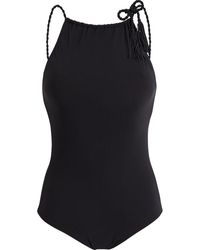 Vilebrequin - Maillot De Bain Une Pièce Col Montant Femme Tresses - Lyst
