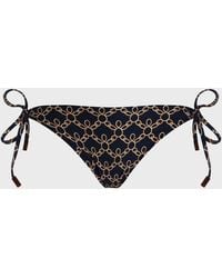 Vilebrequin - Side Tie Bikini Bottom Turtles Chain - Lyst