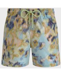 Vilebrequin - Maillot De Bain En Soie Homme Blurred Nymphea - Lyst