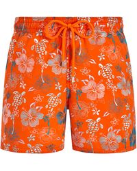 Vilebrequin - Swim Shorts Embroidered Tropical Turtles - Lyst