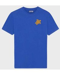 Vilebrequin - Organic Cotton T-Shirt Embroidered Turtle - Lyst