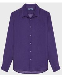 Vilebrequin - Solid Ramie Shirt - Lyst