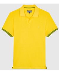Vilebrequin - Cotton Polo Solid - Polo - Palan - Yellow - Size S - Lyst