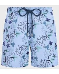 Vilebrequin - Embroidered Swim Shorts Seaweed - Lyst
