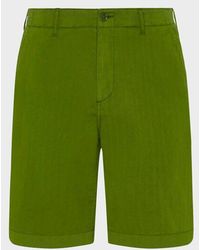 Vilebrequin - Satin Cotton Bermuda Shorts Solid - Lyst