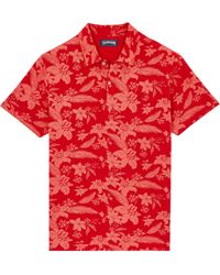 Vilebrequin - Baumwoll-polohemd Mit Lightening Flower-print Für Herren - Lyst