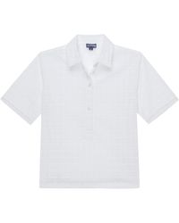 Vilebrequin - Broderie Anglaise Polohemd Aus Baumwolle Für Damen - Lyst